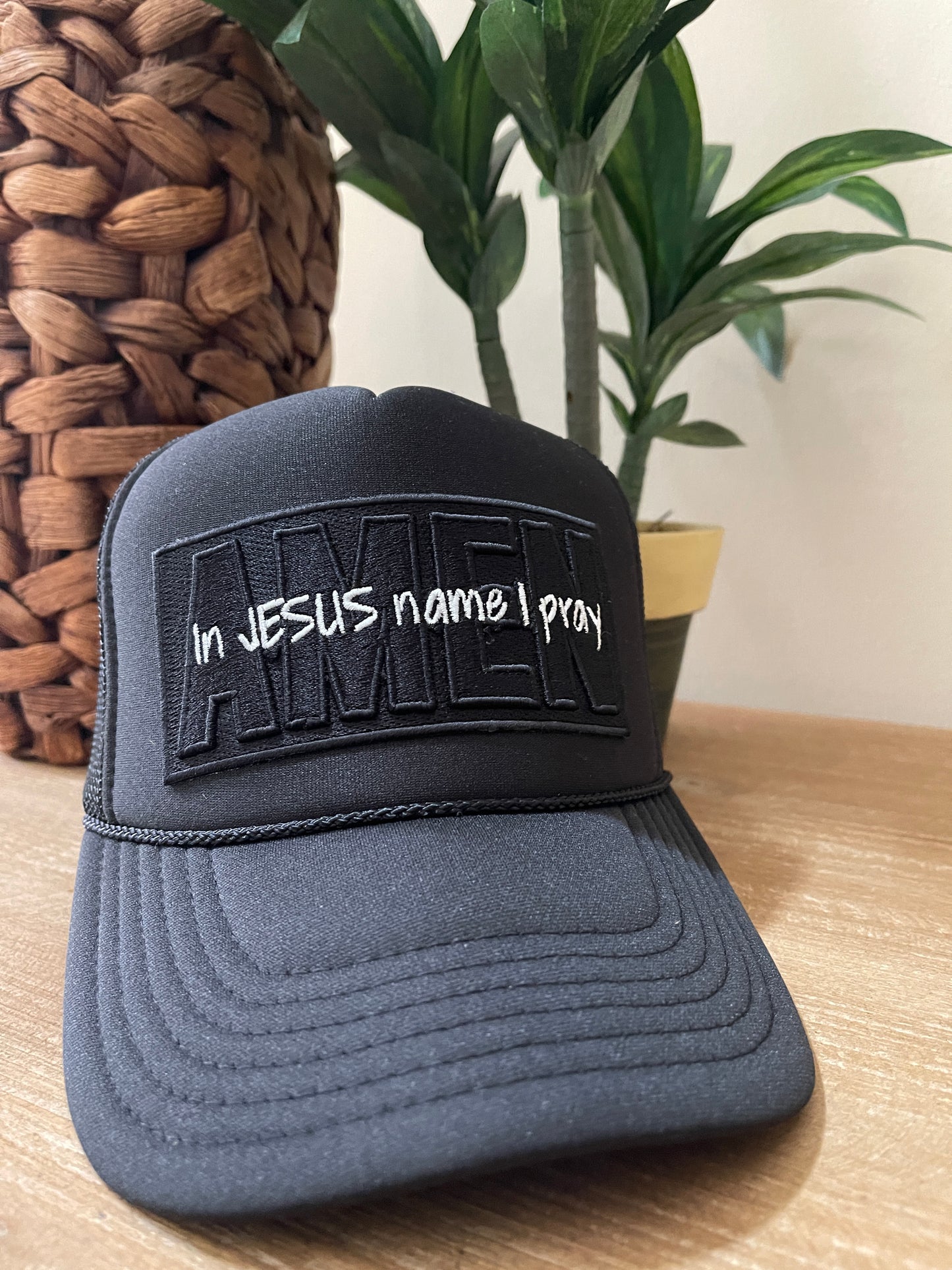 Amen Embroidered Foam Trucker Hat