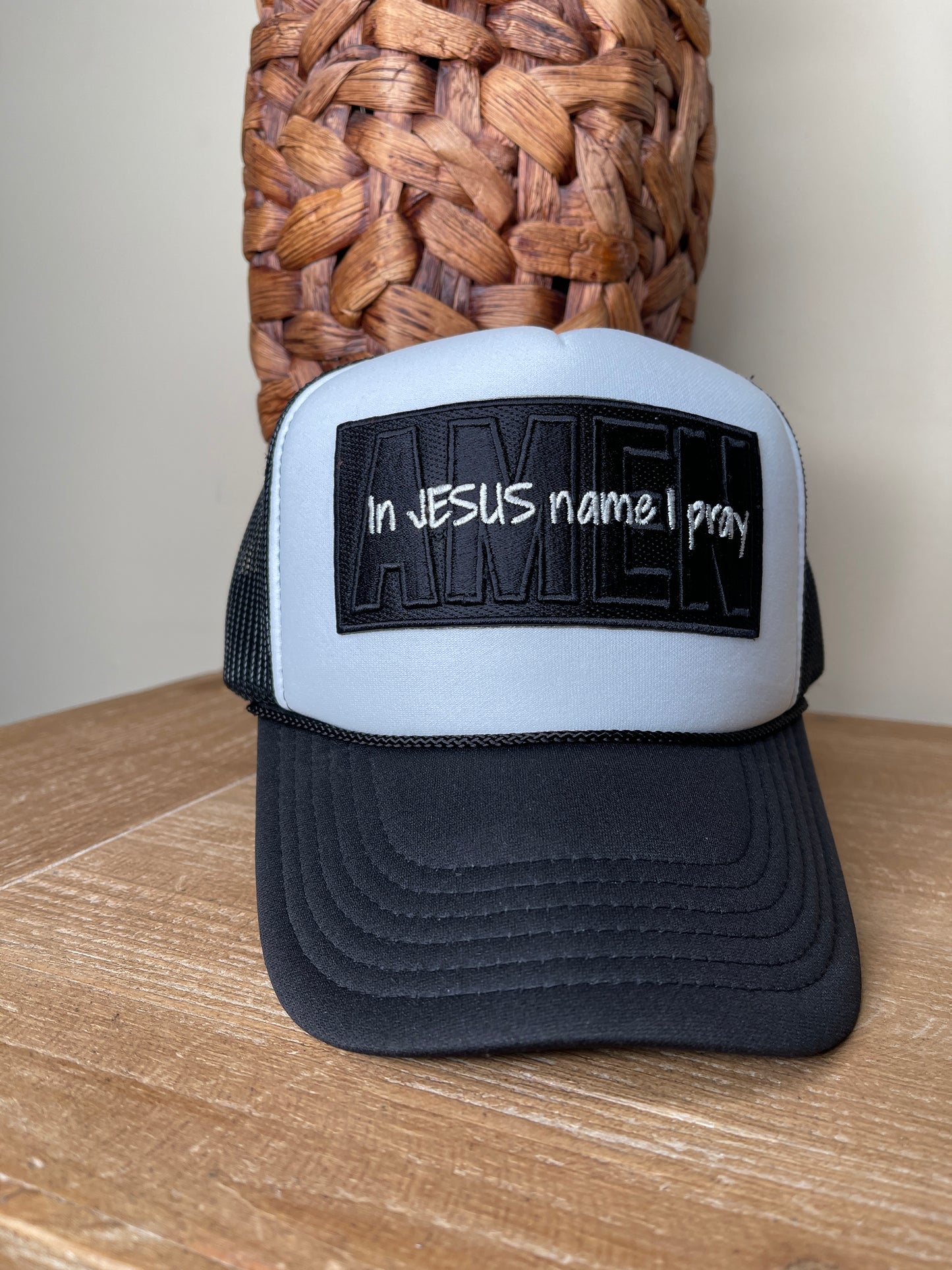 Amen Embroidered Foam Trucker Hat