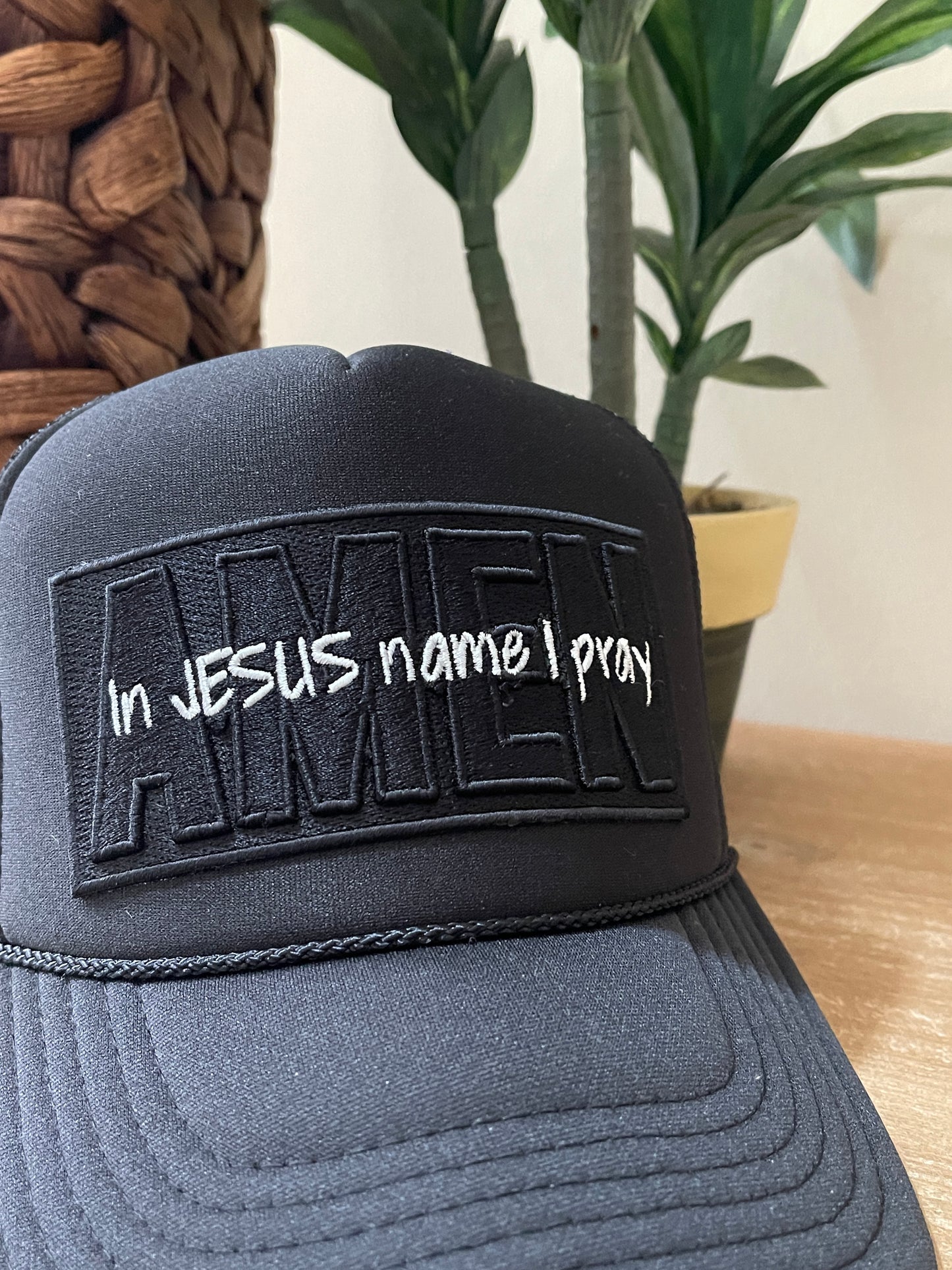 Amen Embroidered Foam Trucker Hat