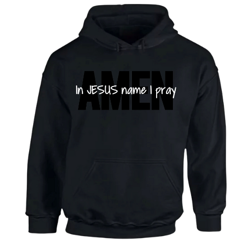 In Jesus Name Hoodie (Black)