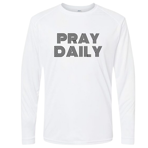 Long-sleeve Pray Daily T-shirt